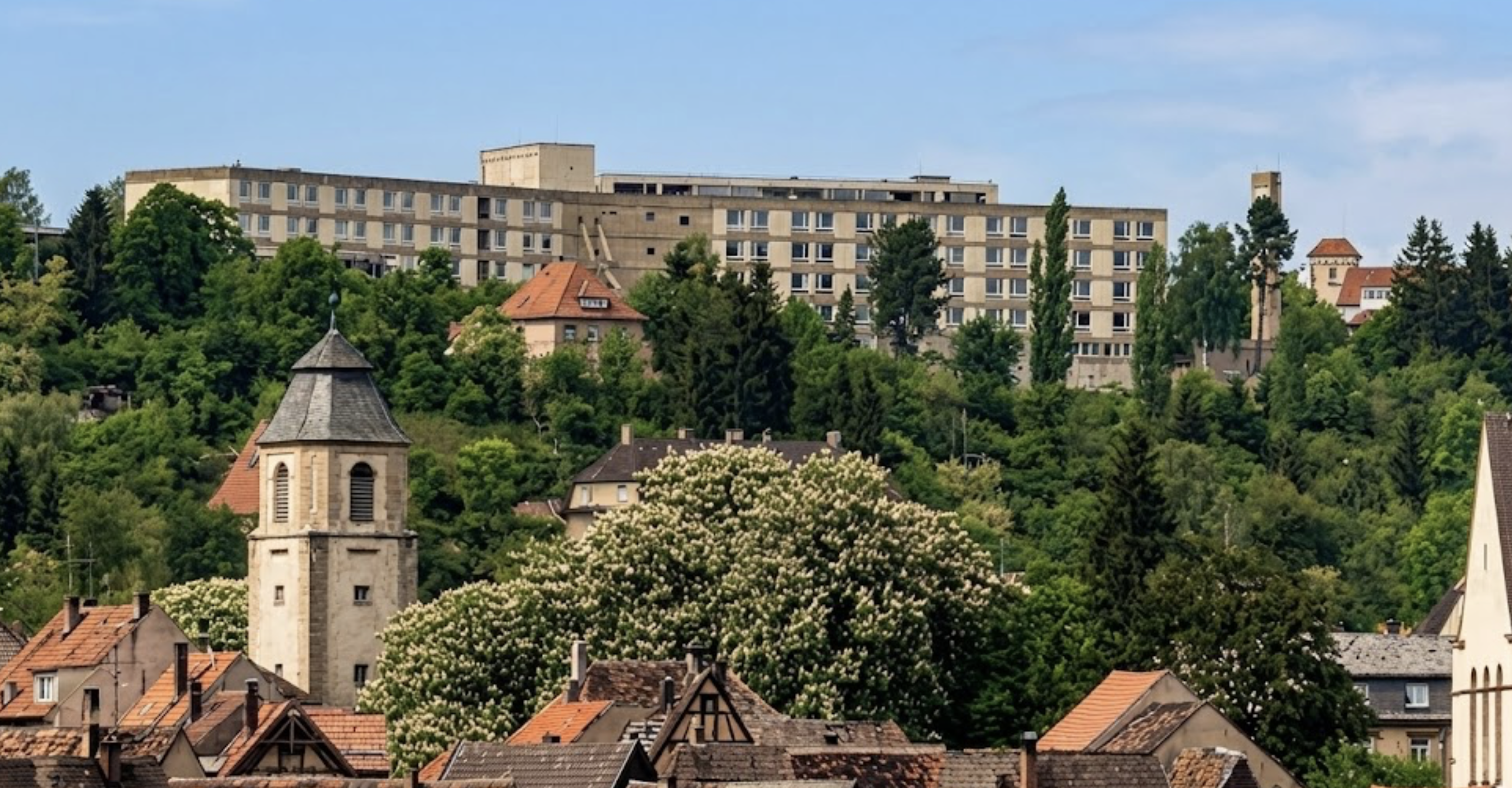 Siloah Krankenhaus Pforzheim - historisches Bild des Krankenhauses